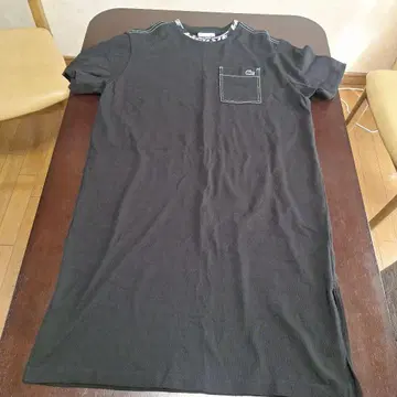 LACOSTE 블랙 반팔 티셔츠 40