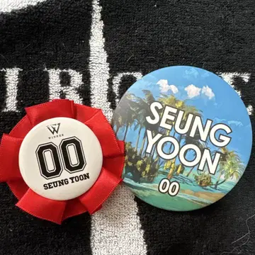 WINNER 승윤 리본 배지 세트