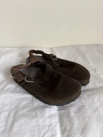 브라운 스웨이드 샌들 빌리켄 Birkenstock 독일제