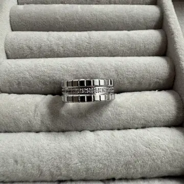 8호 실버 Ice Block Ring 아이스 큐브