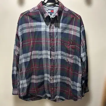 TOMMY HILFIGER 90s 긴팔 체크 셔츠
