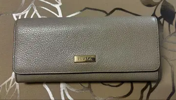 FURLA 그레이 가죽 장지갑