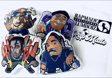 rapmade 랩 리만 쿠션 ozykix BIGGIE 2PAC