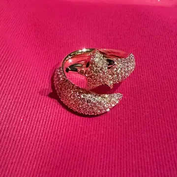 Swarovski 폭스 모티브 반지