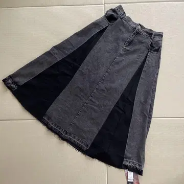 ABITOKYO 20년 데님 스커트 블랙 XL 사이즈