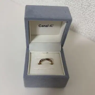 Canal 4C 다이아몬드 반지 실버