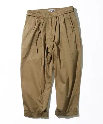 CAHLUMN Organic Cotton 2 Tuck Chino Pant