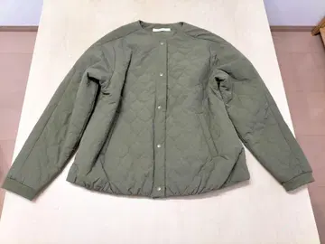 나추카라 나일론 충전솜 퀼팅 블루종