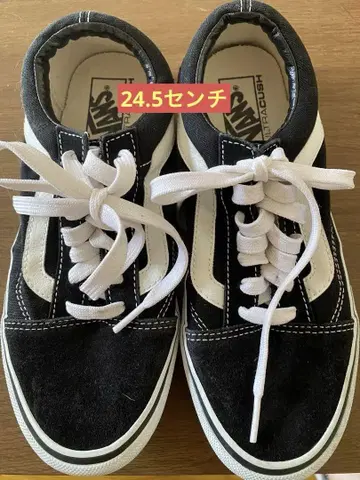VANS 블랙 스니커즈