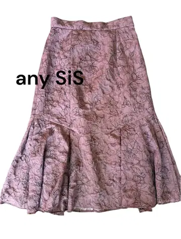 [미사용 새상품] any SiS 꽃무늬 스커트