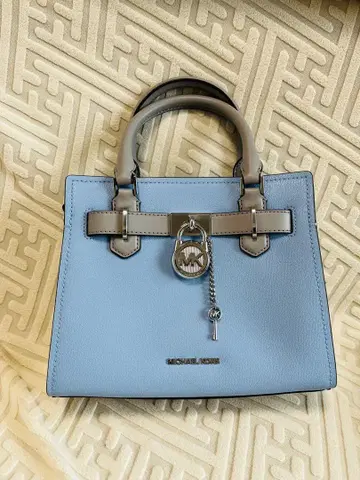 새상품 MICHAEL KORS 라이트 블루 핸드백