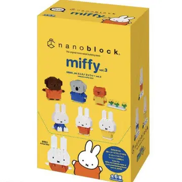 카와다 나노블록 미니나노 미피 vol.3 (BOX) 6개입 전종류