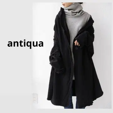 antiqua 후드 부착 변형 겉옷 아우터 코트 모드