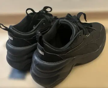 PUMA 시리아 웨지 블랙 23.5cm