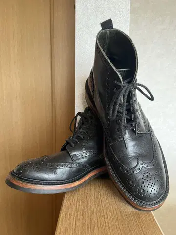 리걸 윙팁 부츠 블랙 커스텀 SIZE:26.0 USED