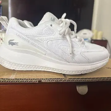LACOSTE 여성용 스니커즈 화이트