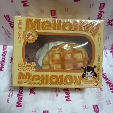mellojoy 스퀴즈 크림 와플 (둥근 모양)
