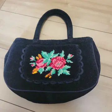 FEILER 플라워 자수 핸드백