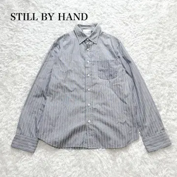 STILL BY HAND 스틸 바이 핸드 스트라이프 셔츠 사이즈 46