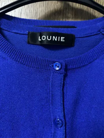 LOUNIE 긴팔 가디건과 슬리브리스 세트