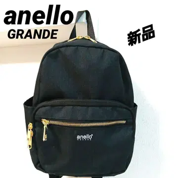 새상품 아네로 anello 블랙 미니 백팩 골드 발수 경량