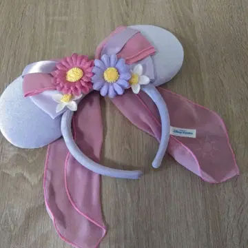 라푼젤 머리띠 보라색 핑크