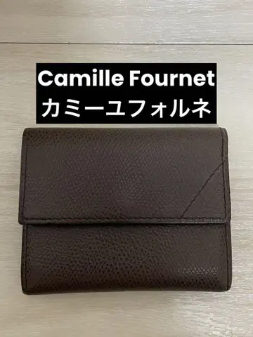 카미유 포르네 코인 케이스 카드 케이스 브라운
