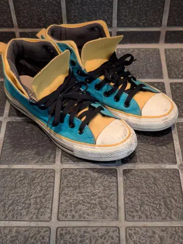 CONVERSE 올스타 하이컷 파랑/노랑