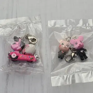postpet 포스트펫 모모 코모모 키링 2종 세트