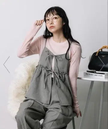 FREAK'S STORE 울리 터치 뷔스티에 팬츠 세트