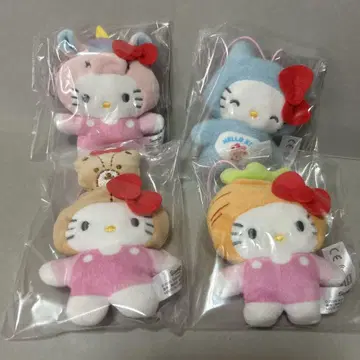 헬로키티 봉제 인형 4체 세트