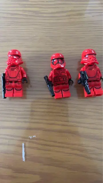 LEGO 레드 스톰 트루퍼 미니 피규어 3체 세트