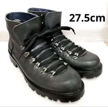 준하시모토 43 나노 유니버스 가죽 부츠 약 27.5cm 이탈리아제