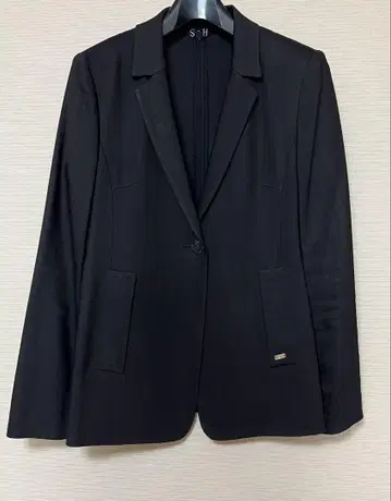 블랙 테일러드 자켓