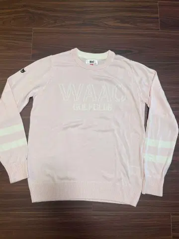 WAAC 여성용 골프 스웨터 핑크