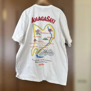 SAPEur x 하마다 마코토 AMAGASAKI 티셔츠