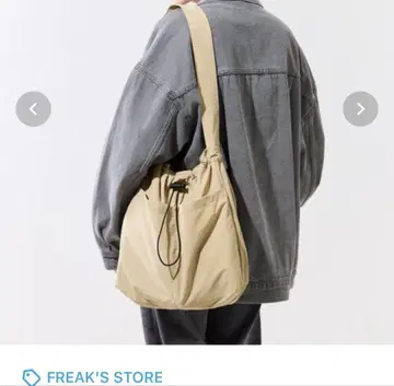 FREAK'S STORE 숄더백 베이지