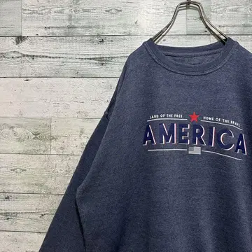 [최고 디자인] 빅 로고 빅 루즈 빈티지 USA 수입 인기 맨투맨