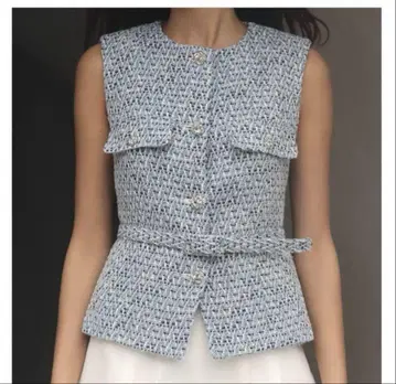 zara 트위드 베스트