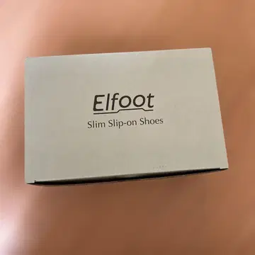 Elfoot 슬림 슬립온 슈즈 블랙