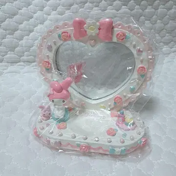 산리오 초레어 마이멜로디 미니 스탠드 거울 2013 레트로