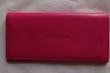 SONIA RYKIEL 핑크 장지갑