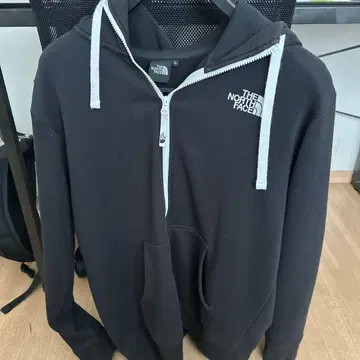 THE NORTH FACE 블랙 풀 집업 후디 L