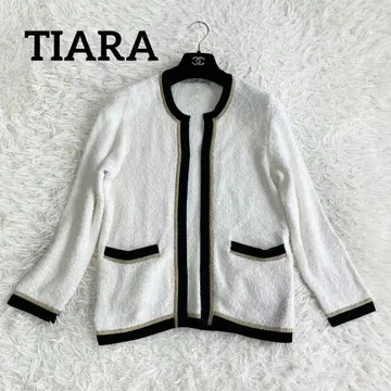 TIARA 티아라 바이컬러 가디건