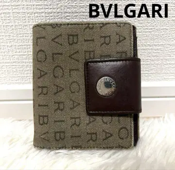 불가리 로고 매니아 지갑