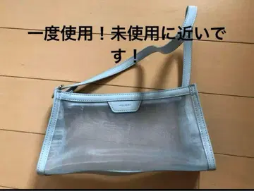 MOUSSY 라이트 블루 스켈레톤 백