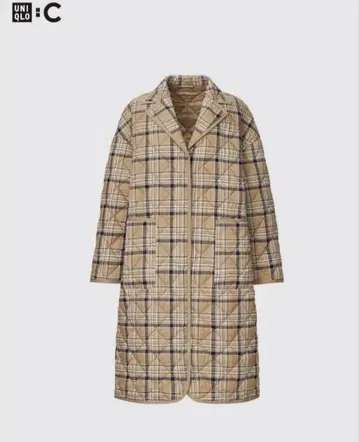 새상품급 UNIQLOC 유니클로 퍼프 테크 오버 사이즈 코트 M