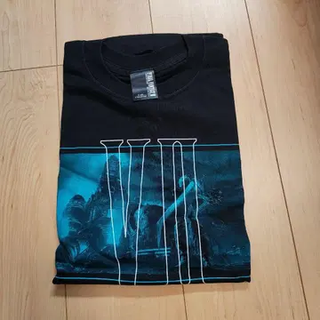 02 FINAL FANTASY VII 티셔츠 XL 블랙
