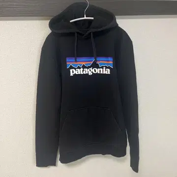 patagonia 블랙 후드티 후드 부착