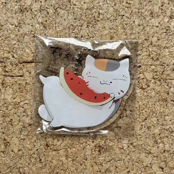 냥코 선생님 아크릴 키링 특전 돌 일으키기와 수상한 방문자 나츠메 우인장